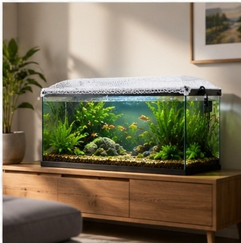 Aquarium Fish Keeping - Aquarium Nylon Fish Cover Mesh Screen