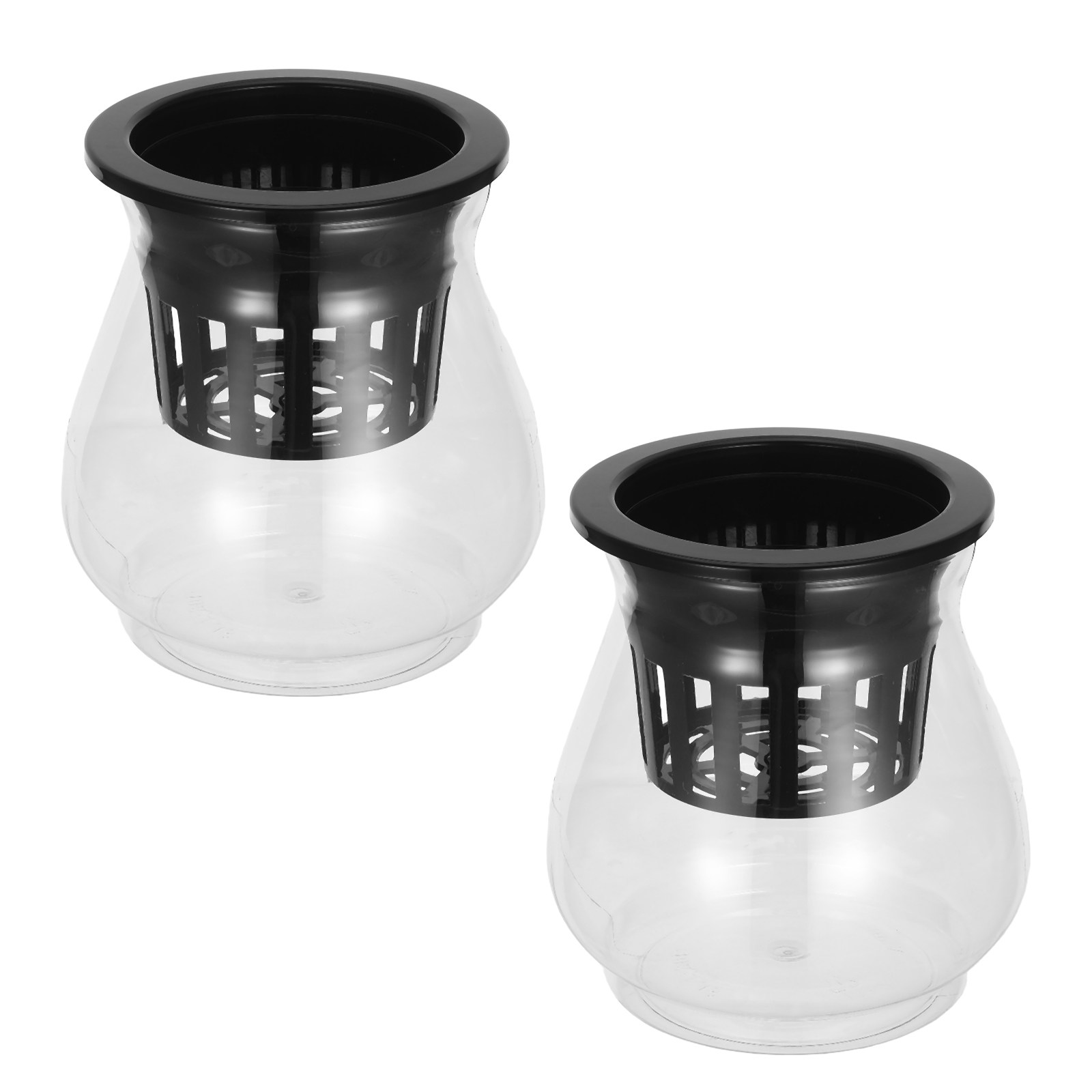 2Pcs Transparent Hydroponic Co - Aquarium Plants recension och pris