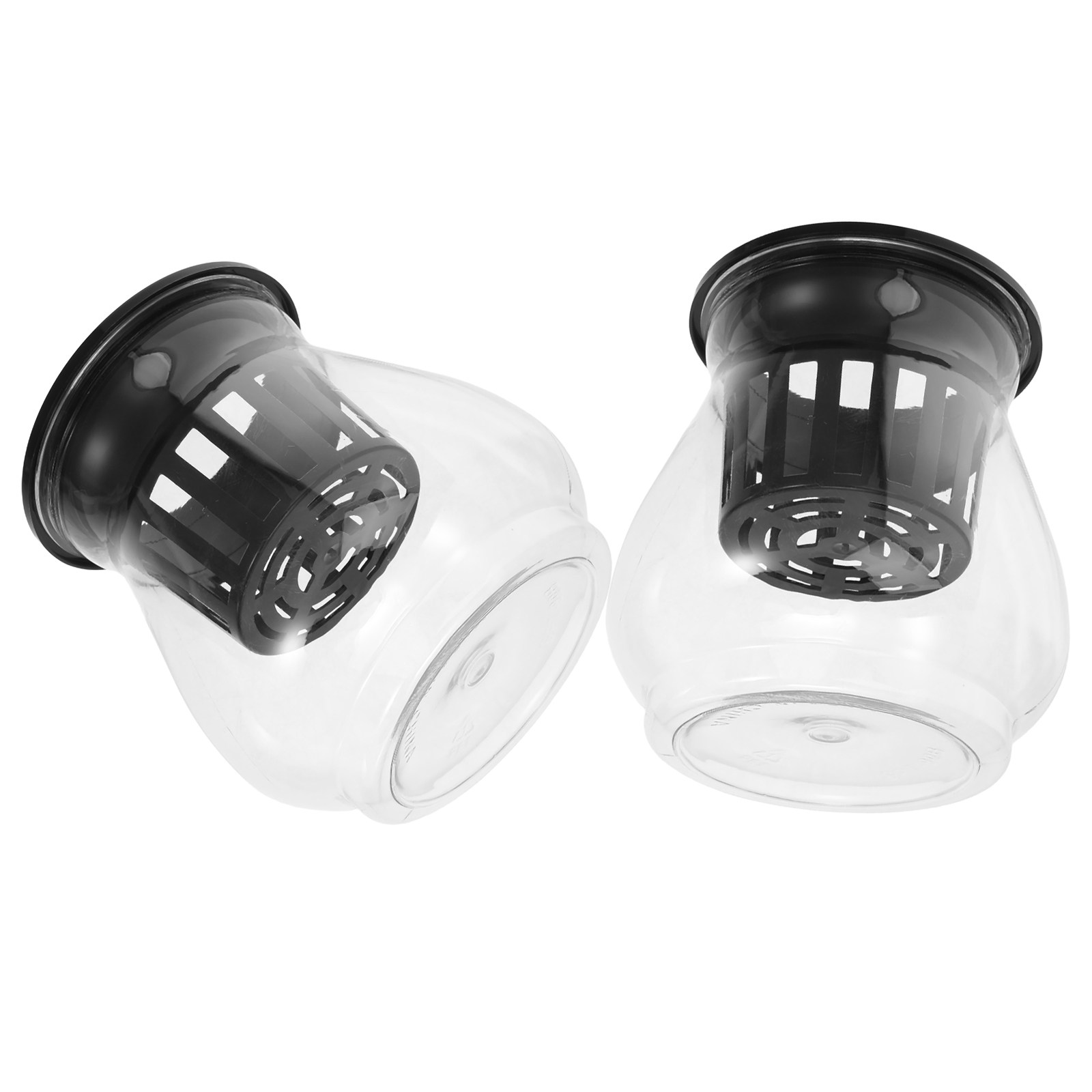 2Pcs Transparent Hydroponic Co - Aquarium Plants recension och pris