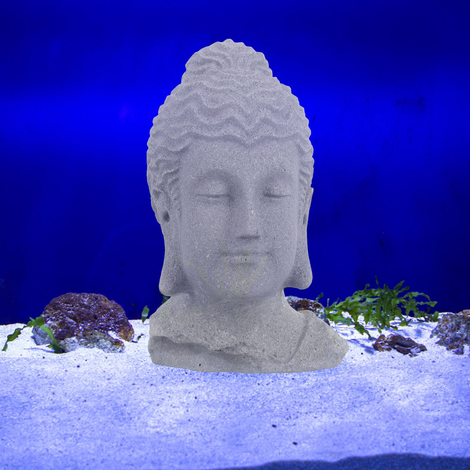 Meditating Buddha Head Statue  - Aquarium Fish Tank recension och pris