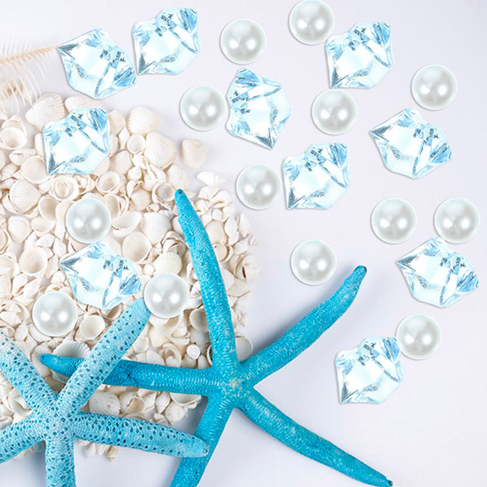 Blue Crushed Plastic Beads Aqu - Aquarium Decor recension och pris