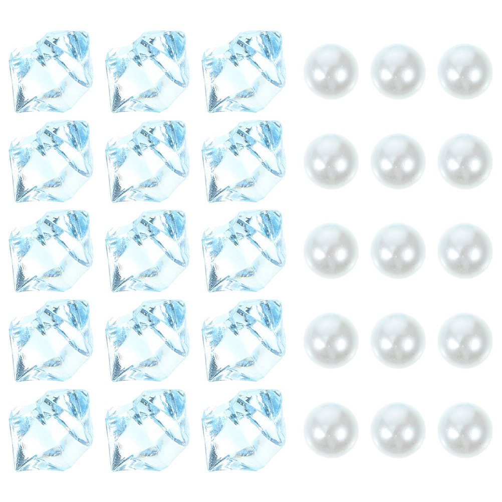 Blue Crushed Plastic Beads Aqu - Aquarium Decor recension och pris