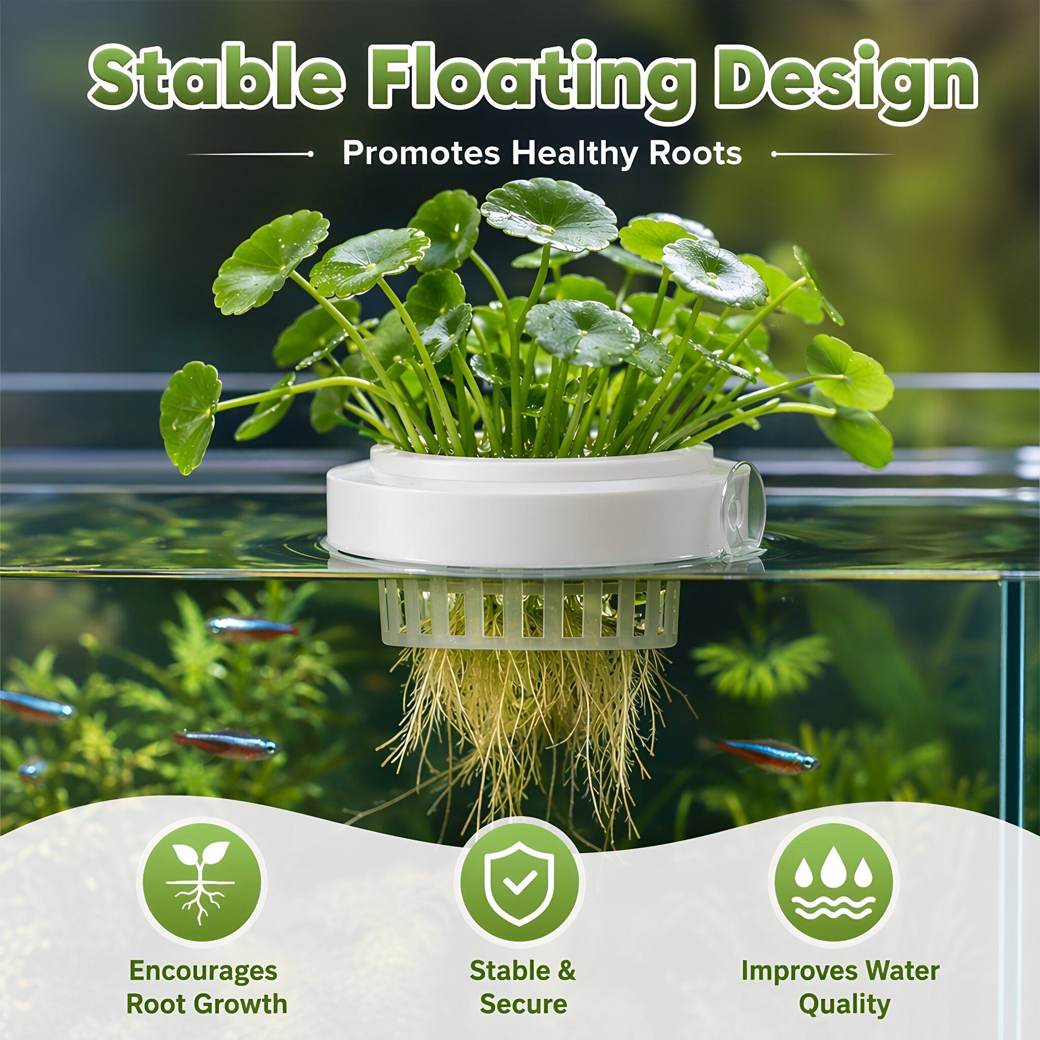 4pcs Floating Aquarium Plant B - Aquarium Plants recension och pris