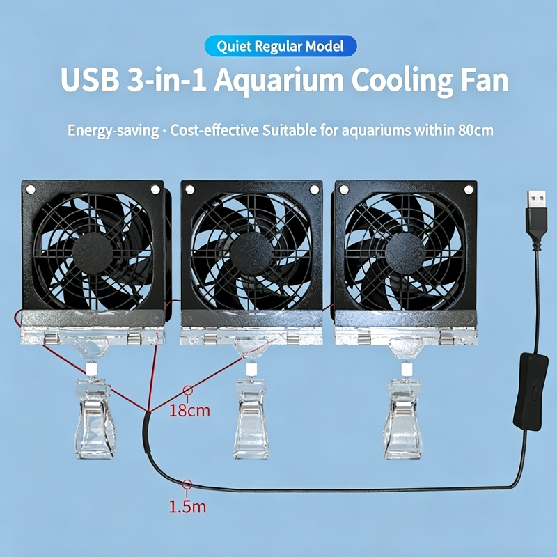 Fast Cooling Fan Adjustable An - Fish Tank Heater recension och pris