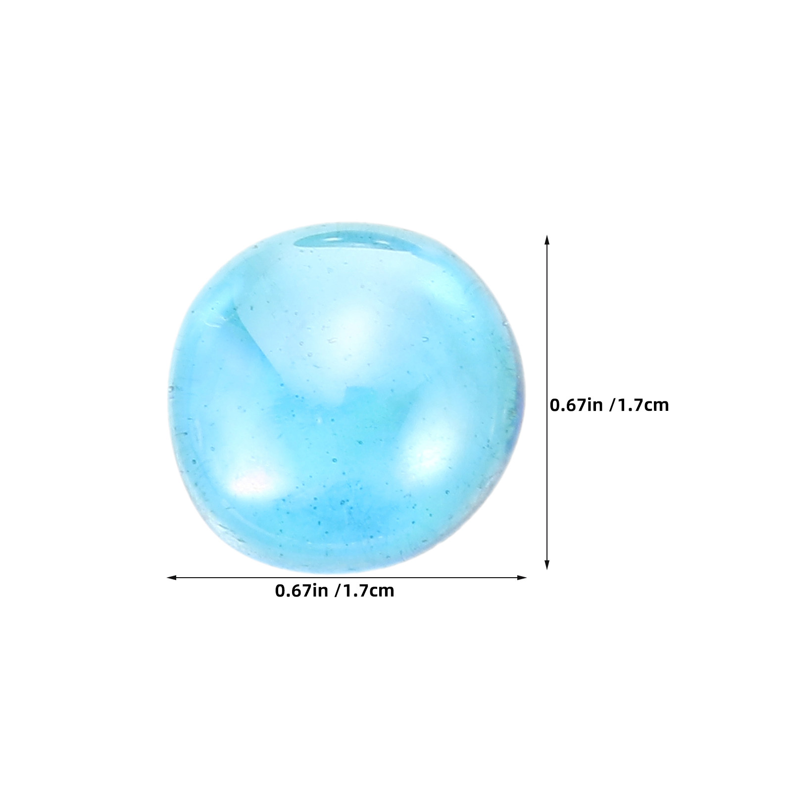 1 Bag Glass Flat Beads Clear F - Aquarium Decor recension och pris